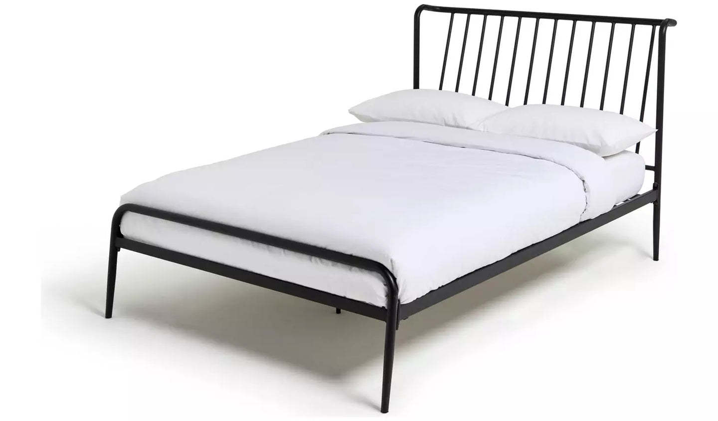 Habitat Kanso Double Metal Bed Frame - Black